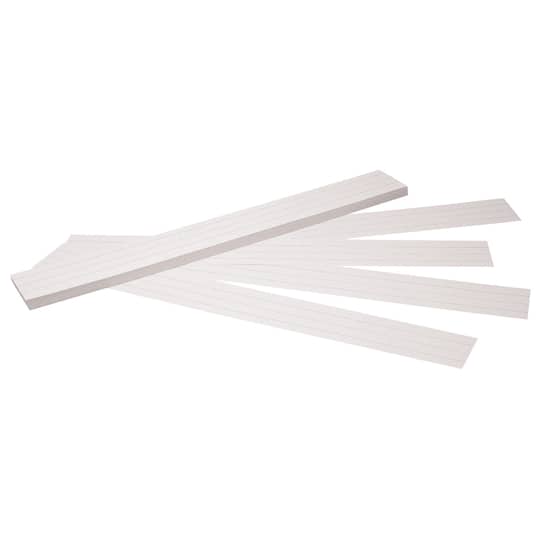 Pacon® White 3" x 24" Sentence Strips, 6 Packs of 100